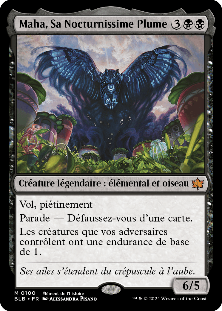 Maha, Its Feathers Night