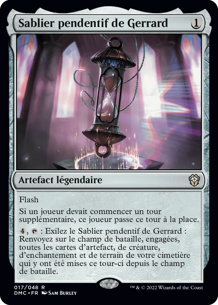 Sablier pendentif de Gerrard