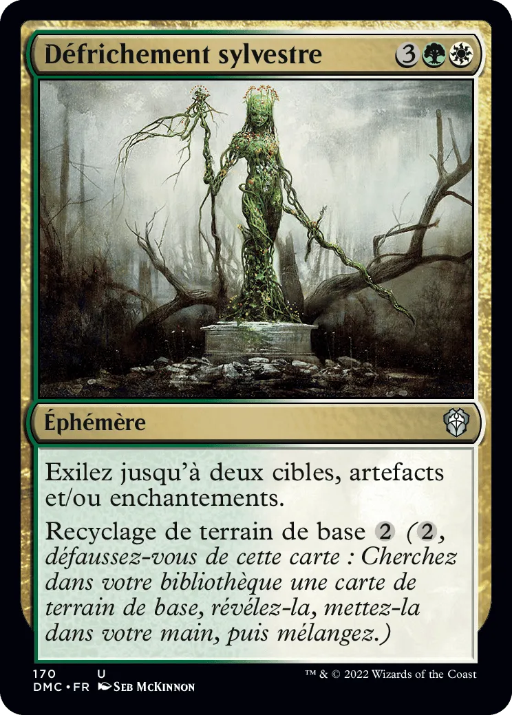 Défrichement sylvestre