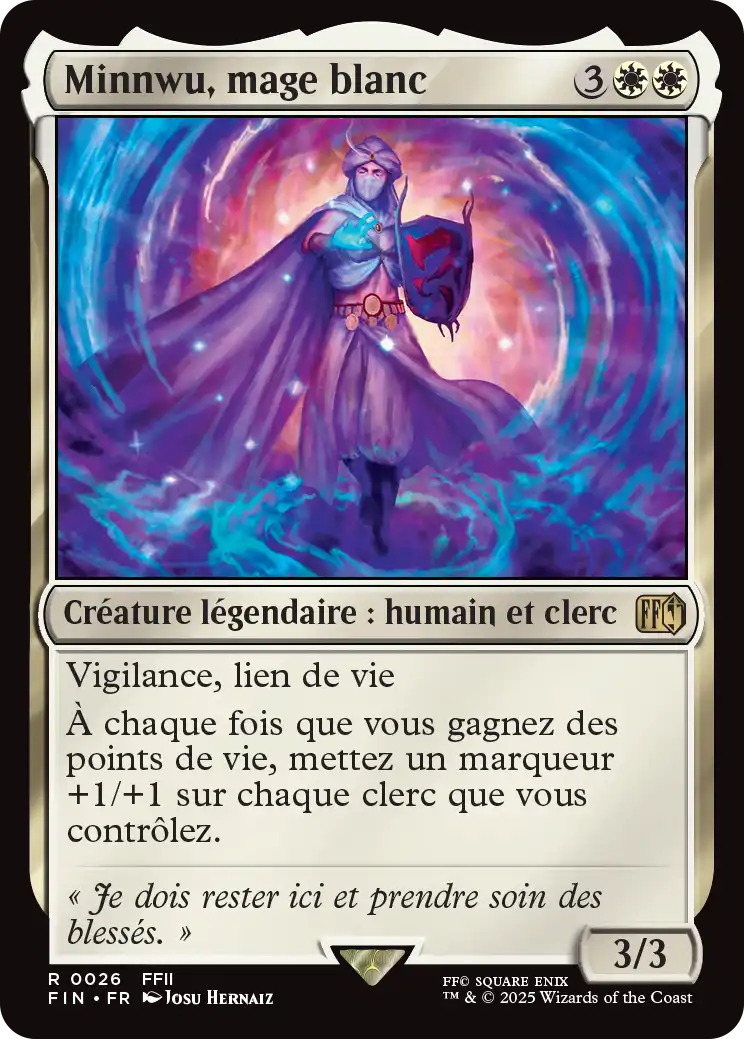 Minwu, White Mage