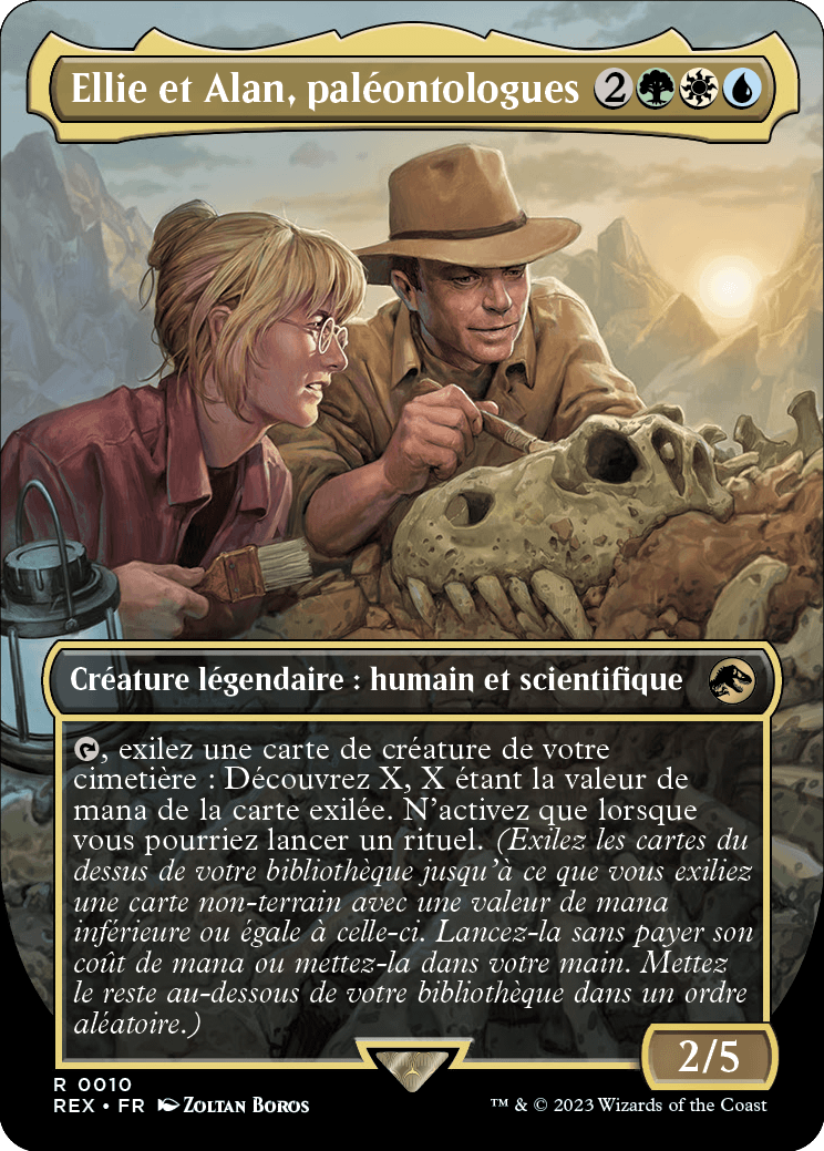 Ellie and Alan, Paleontologists