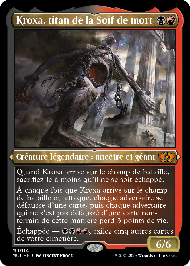 Kroxa, Titan of Death's Hunger