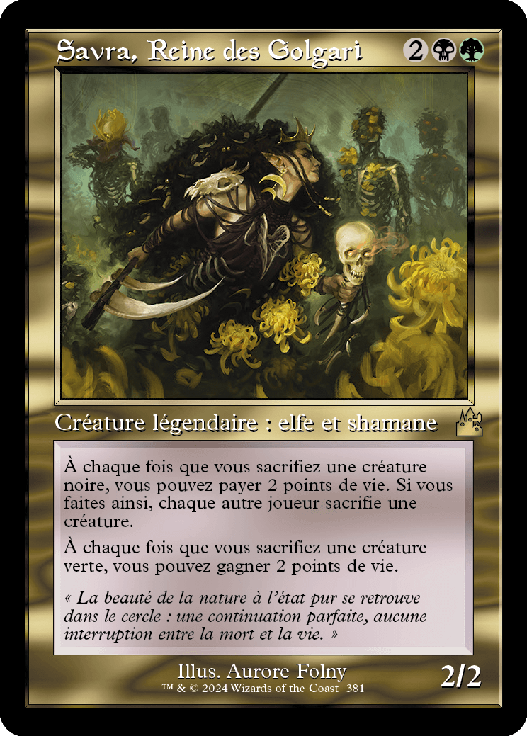Savra, Queen of the Golgari
