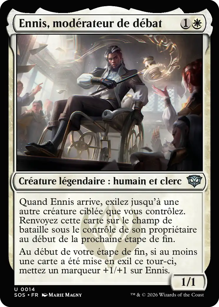 Ennis, Debate Moderator