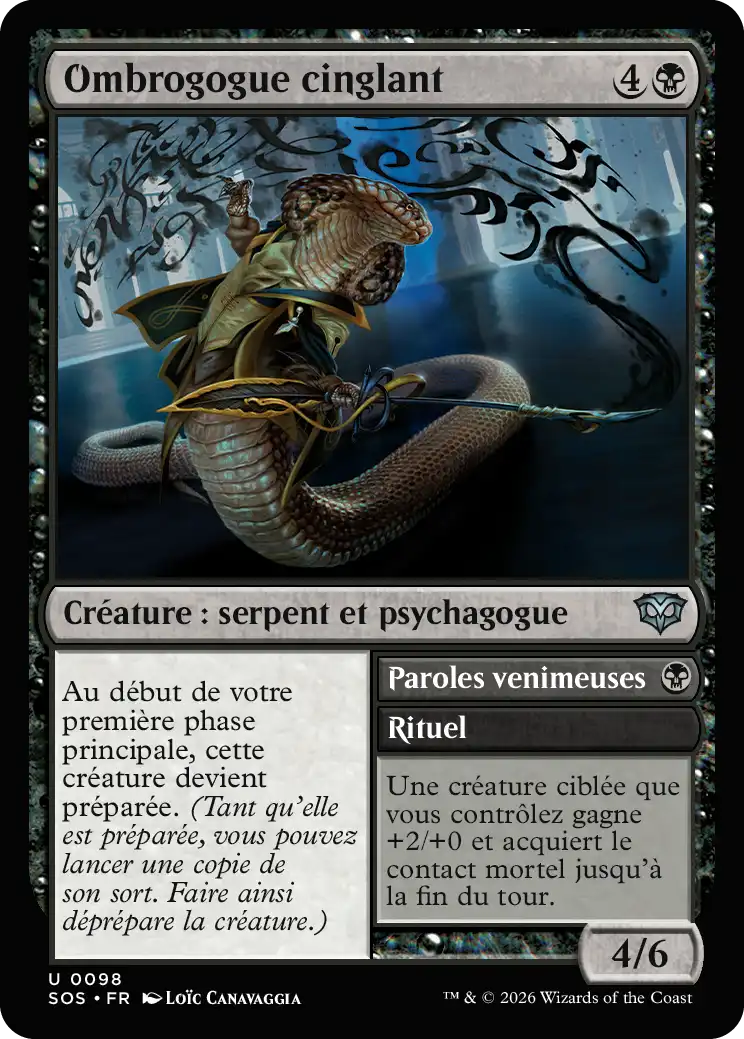 Scathing Shadelock /Venomous Words