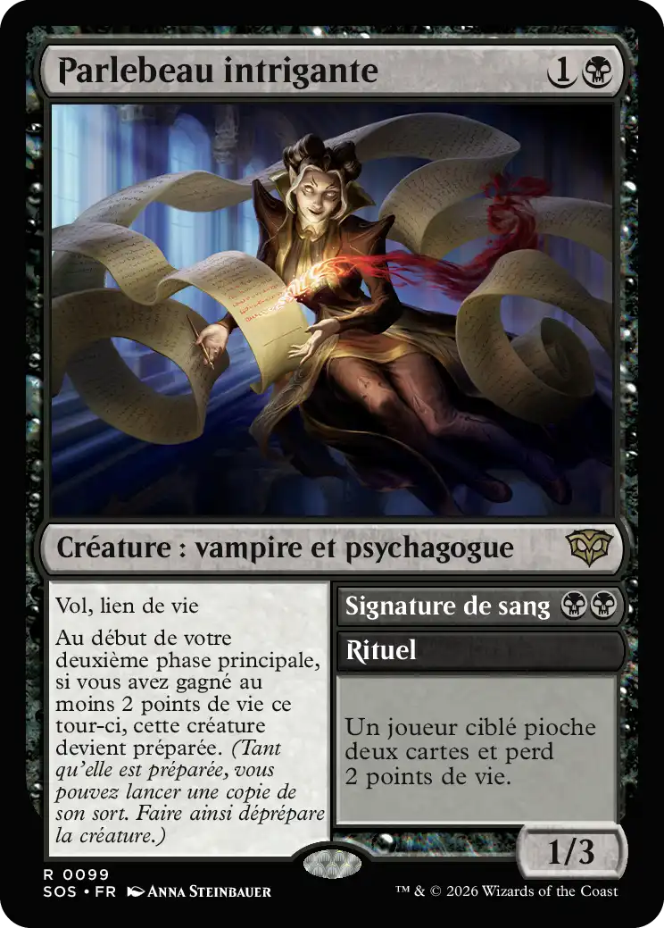 Scheming Silvertongue /Sign in Blood