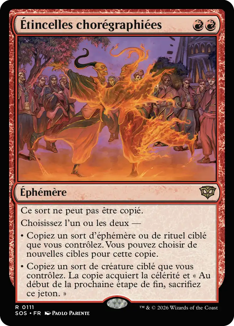 Choreographed Sparks