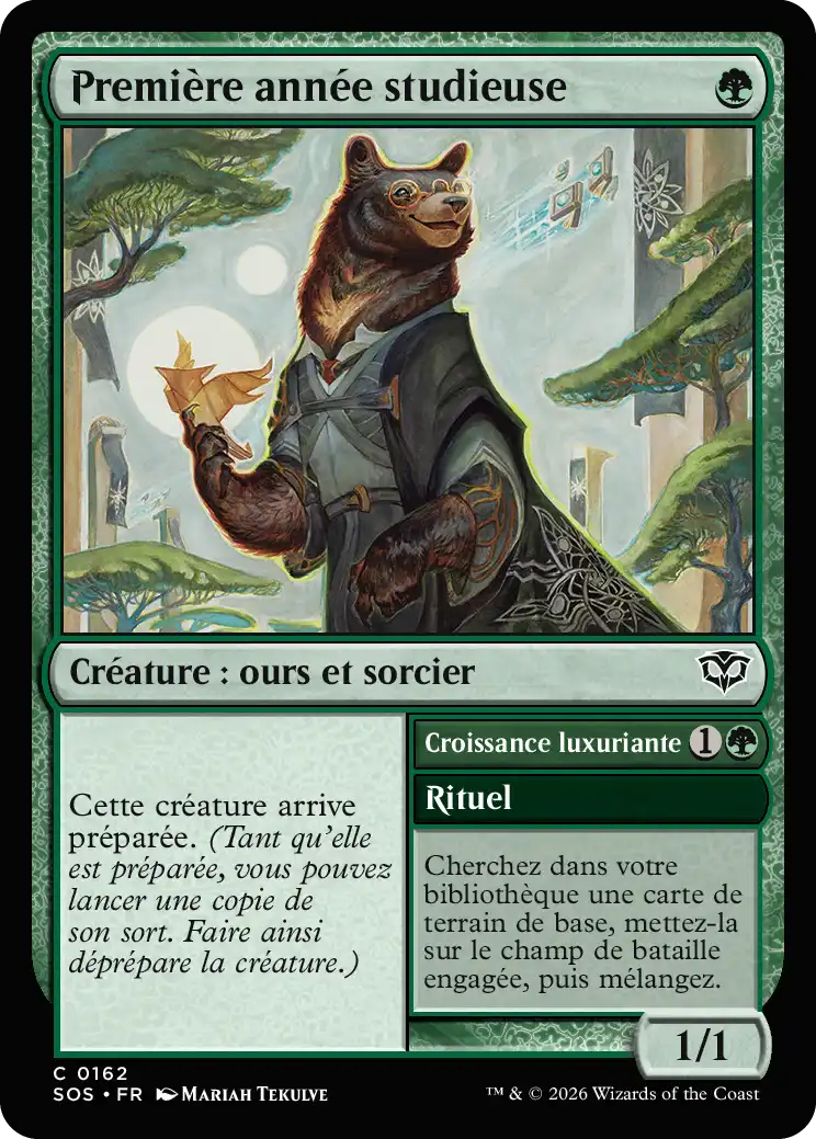 Studious First-Year /Rampant Growth