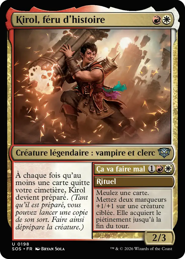 Kirol, History Buff /Pack a Punch