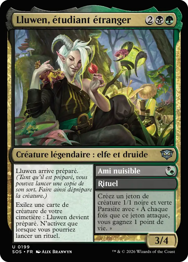 Lluwen, Exchange Student / Pest Friend