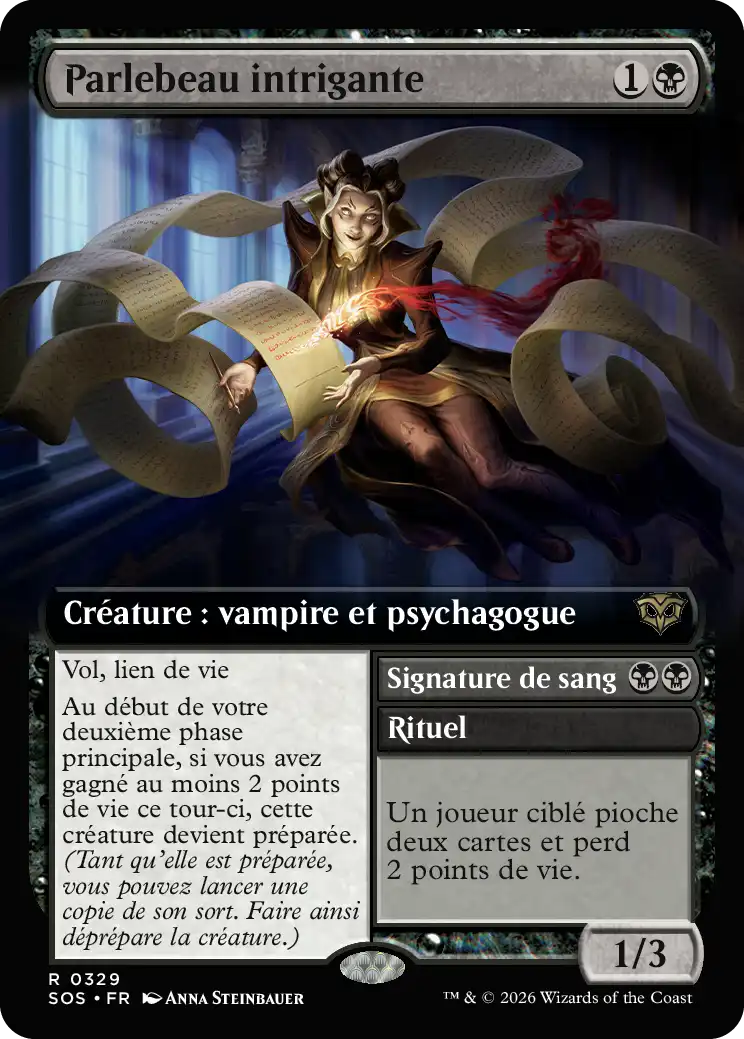 Scheming Silvertongue /Sign in Blood