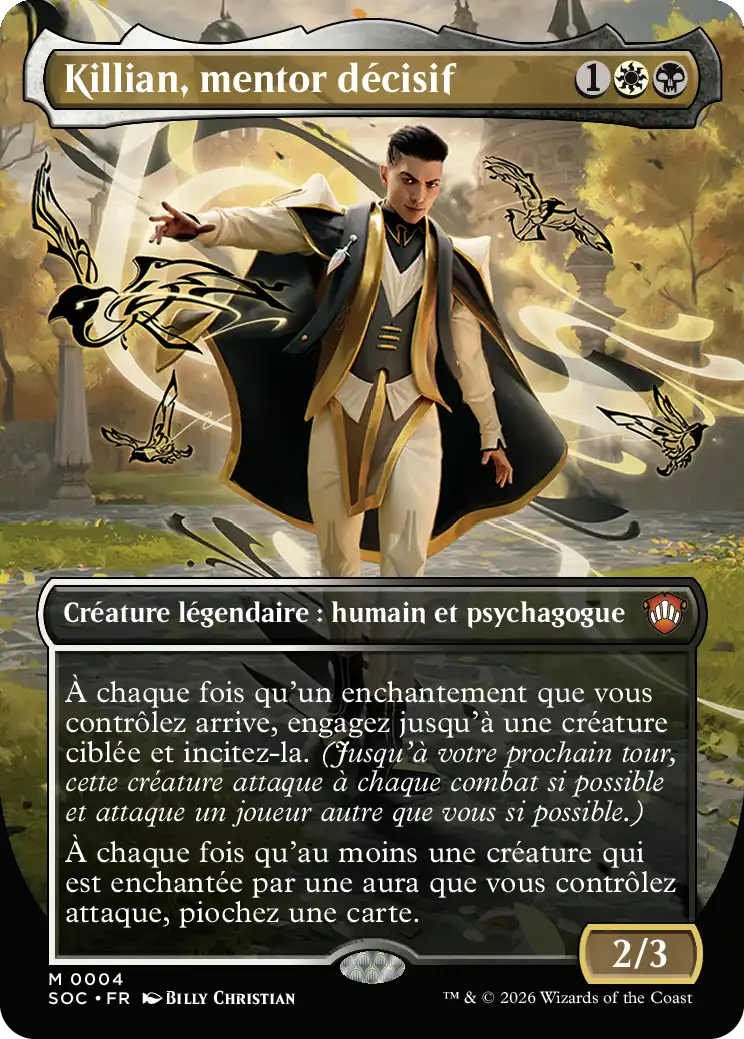 Killian, Decisive Mentor