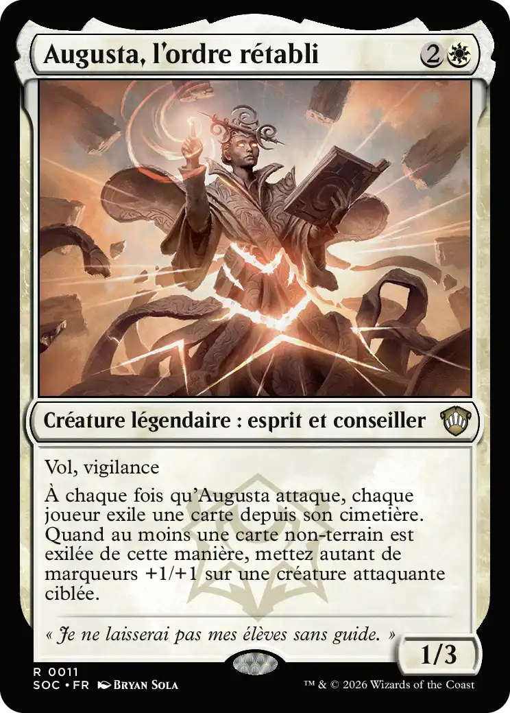 Augusta, Order Returned