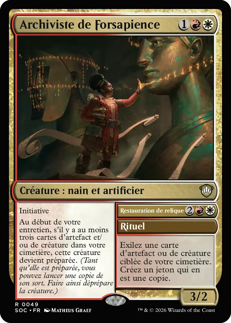 Lorehold Archivist / Restore Relic