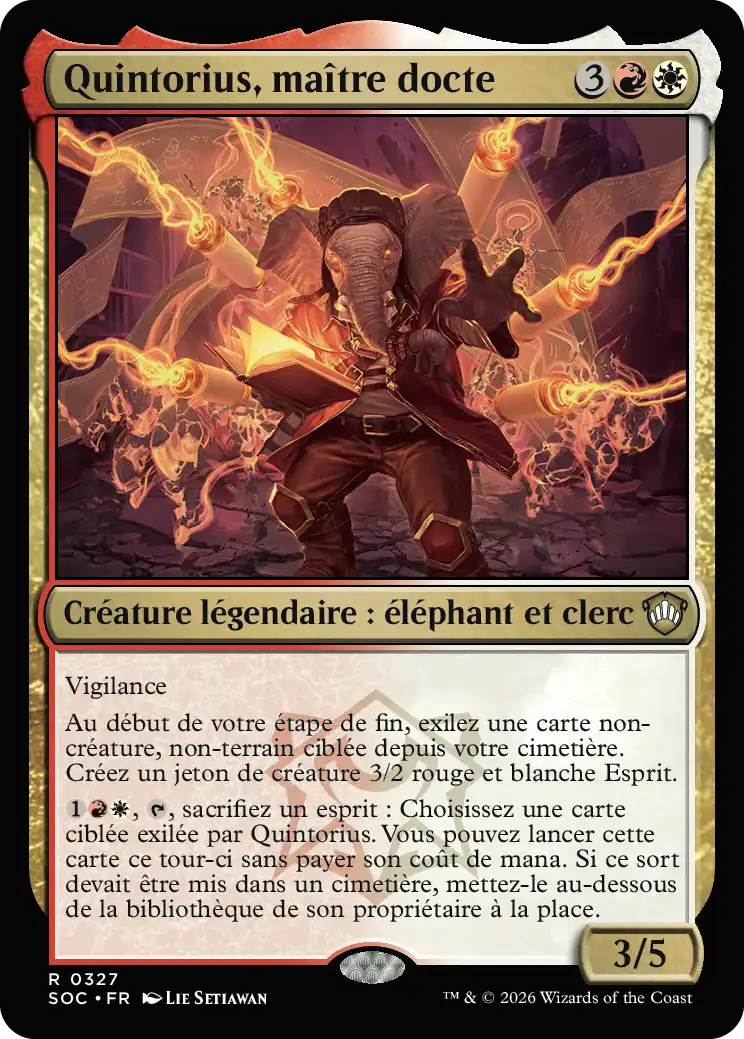 Quintorius, Loremaster