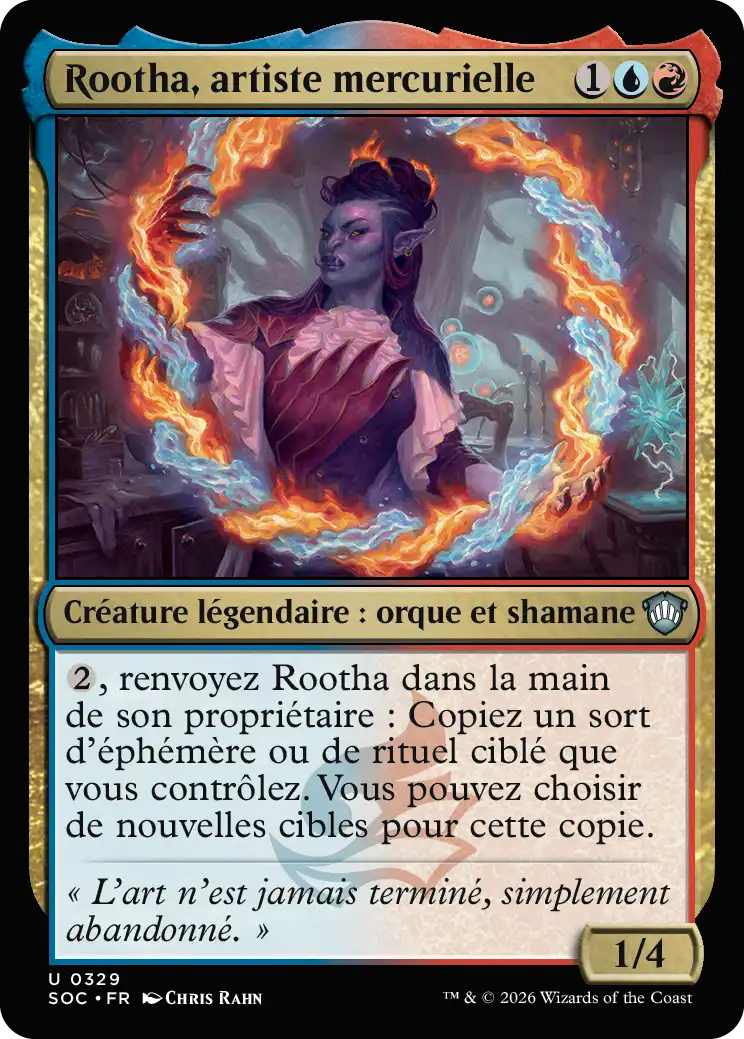 Rootha, Mercurial Artist