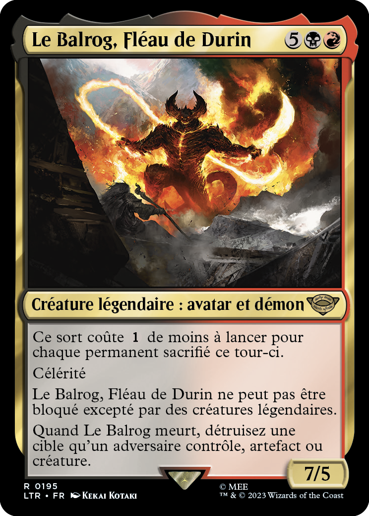 The Balrog, Durin's Bane