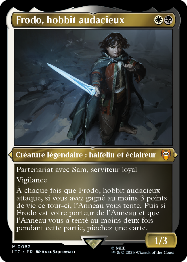 Frodo, Adventurous Hobbit (BLOCK CARD)