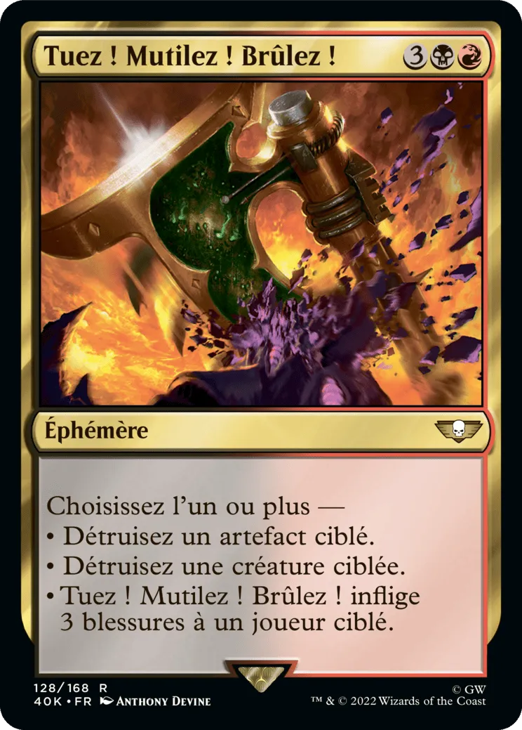 Kill! Maim! Burn!